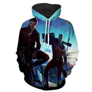 Drax the destroyer 3D Hoodie-Guardian Of Galaxy Jacket