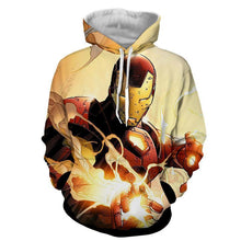 Load image into Gallery viewer, Iron Man Explosion 3D Printed Hoodie