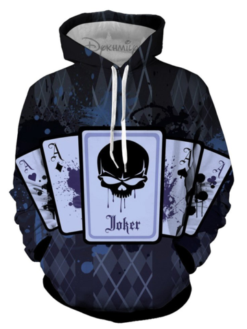 Cards Joker Hoodie - 3D Hoodie