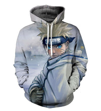 Load image into Gallery viewer, NARUTO IN SNOW 3D HOODIE