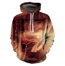 Load image into Gallery viewer, ITACHI SHARINGUN 3D HOODIE - Naruto Hoodie