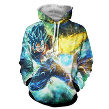 Load image into Gallery viewer, Dragon Ball Super Hoodie - SSJ Blue Vegito Spirit Sword Hoodie