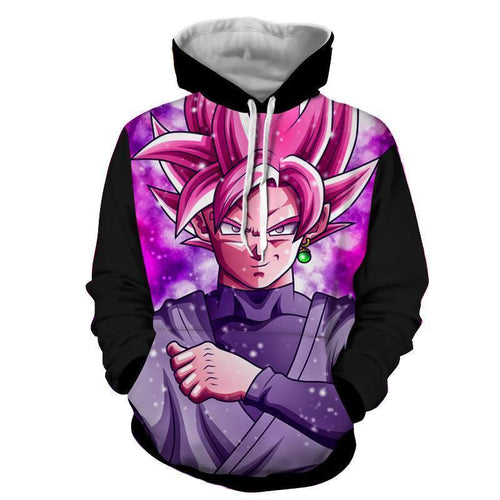 Dragon Ball Z Hoodie - Black Fusions Earring Hoodie