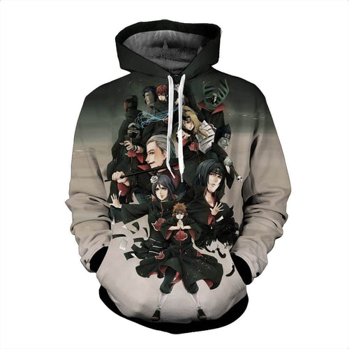 Naruto Hoodie - Team Akatsuki 3D HOODIE - Jacket