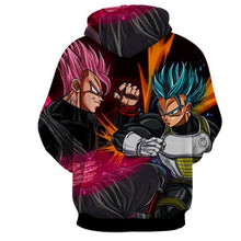 Load image into Gallery viewer, Dragon Ball Super Z Hoodie - God Vegeta &amp; Goku Black Hoodie