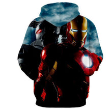 Load image into Gallery viewer, Iron Man &amp; War Machine 3D Printed Hoodie