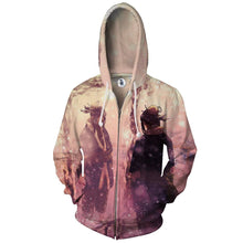 Load image into Gallery viewer, Naruto Hoodie- Temari 3D Hoodie - Zip Up Jacket