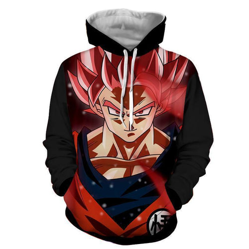 Dragon Ball Z Hoodie - Goku Kaioken 10x Hoodie - Jacket