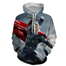 Load image into Gallery viewer, Thor Hoodies - 3D Printed Hoodie - Thor Mjolnir Attack
