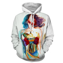 Load image into Gallery viewer, White Wonder Women 3D Hoodies - Wonder Women Clothing - Jacket