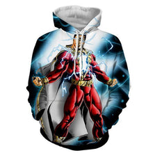 Load image into Gallery viewer, Shazam In Action 3D Hoodie - Jacket