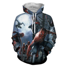 Load image into Gallery viewer, Spiderman Fighting 3D Hoodie - Jacket