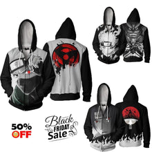Load image into Gallery viewer, BLACK FRIDAY Naruto Bundle# 7 | THREE Zip Up In One Deal