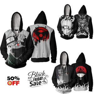 BLACK FRIDAY Naruto Bundle# 7 | THREE Zip Up In One Deal