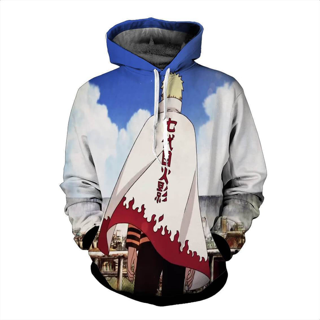 Hokage Naruto 3D hoodie