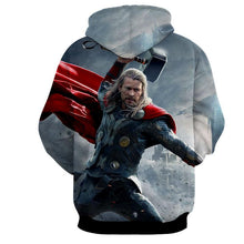 Load image into Gallery viewer, Thor Hoodies - 3D Printed Hoodie - Thor Mjolnir Attack