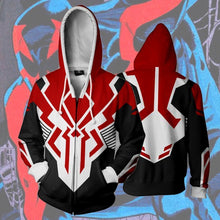 Load image into Gallery viewer, Spiderman Hoodie - Spiderman Comic Jacket - Zip Up