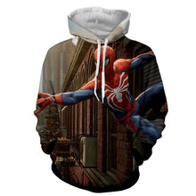 Load image into Gallery viewer, Spiderman In Action 3D Hoodie- Jacket