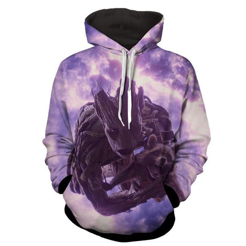 Groot 3D Hoodie-Guardian Of Galaxy Jacket