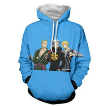 Load image into Gallery viewer, ZORO LAW SANJI 3D Hoodie - Jacket - One Piece