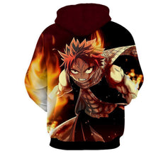 Load image into Gallery viewer, Natsu Dragneel Brown Fairy Tail 3D Hoodies