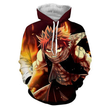 Load image into Gallery viewer, Natsu Dragneel Brown Fairy Tail 3D Hoodies