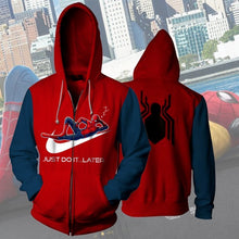 Load image into Gallery viewer, Spiderman Hoodie - Spiderman Zip up - Spiderman Jacket