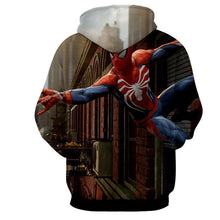 Load image into Gallery viewer, Spiderman In Action 3D Hoodie- Jacket