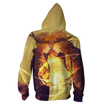 Load image into Gallery viewer, Naruto Hoodie-Naruto &amp; Baruto 3D Hoodie - Zip Up Jacket
