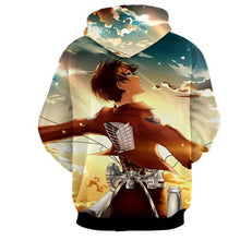 Load image into Gallery viewer, Eren Yeager Hoodie- Attack On Titan 3D Hoodie - JACKET