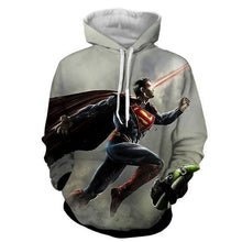 Load image into Gallery viewer, SUPERMAN LASER ACTION AND FIGHTING 3D HOODIE