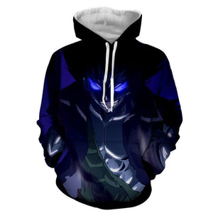 Fairy Tail Hoodie - Gajeel Shadow Dragon Force Mode 3D Hoodie