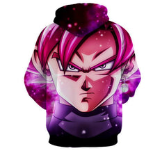 Load image into Gallery viewer, Dragon Ball Super Z - Black Goku SSJ Rose Hoodie