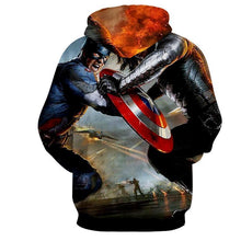 Load image into Gallery viewer, Captain America &amp; Winter Solider 3D Printed Hoodie