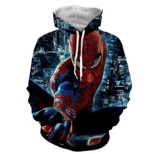 Load image into Gallery viewer, Spiderman Action Night 3D Hoodie - Jacket
