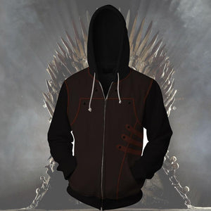 Game Of Throne Hoodie-3D Hoodie - Zip Up Jacket