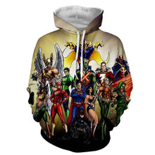 Load image into Gallery viewer, Justice League Legends are together  3D Printed Hoodie