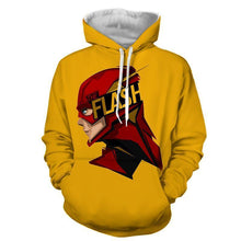Load image into Gallery viewer, Flash 3D Printed Yellow Hoodie - The Flash Jacket - Star Lab Hoodie