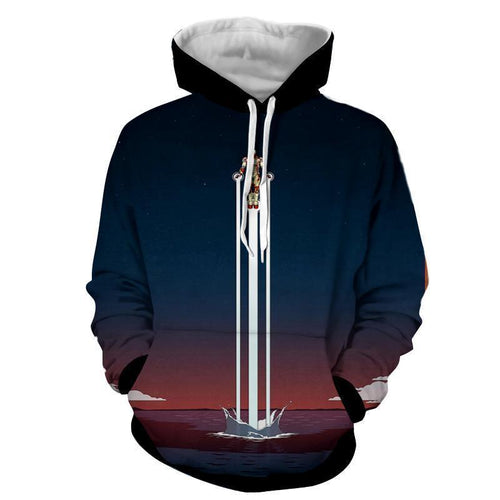 Iron Man Water Power 3D Printed Hoodie