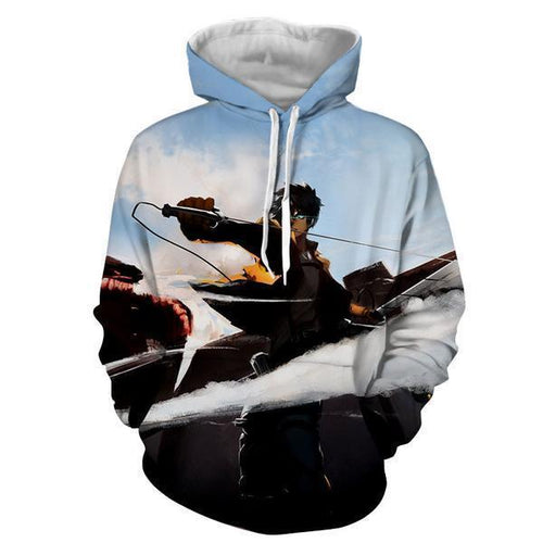 Eren Yeager Hoodie- Attack On Titan 3D Hoodie - JACKET