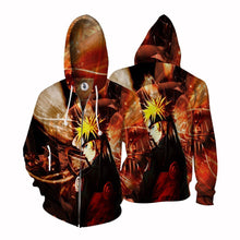 Load image into Gallery viewer, Naruto Hoodie- 3D Hoodie - Zip Up Jacket