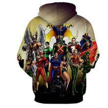 Load image into Gallery viewer, Justice League Legends are together  3D Printed Hoodie