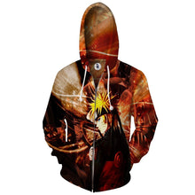 Load image into Gallery viewer, Naruto Hoodie- 3D Hoodie - Zip Up Jacket