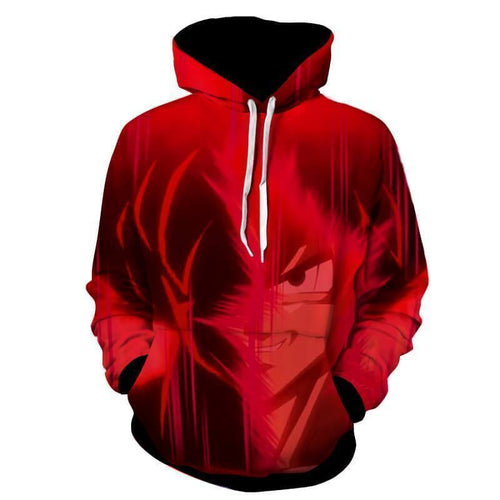 Dragon Ball Z Hoodie - Goku SSJ Red Hoodie