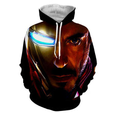 Load image into Gallery viewer, Two Face Of Iron Man 3D Printed Hoodie