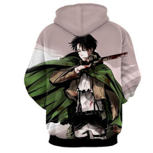 Load image into Gallery viewer, Levi ackerman Hoodie- Attack On Titan 3D Hoodie - JACKET