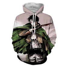 Load image into Gallery viewer, Levi ackerman Hoodie- Attack On Titan 3D Hoodie - JACKET