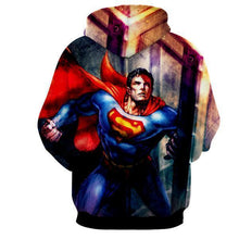 Load image into Gallery viewer, Superman Comic 3D hoodie