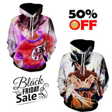 Load image into Gallery viewer, Black Friday Dragon ball Z Super Deal 11 | TWO In One 3D Hoodie Package