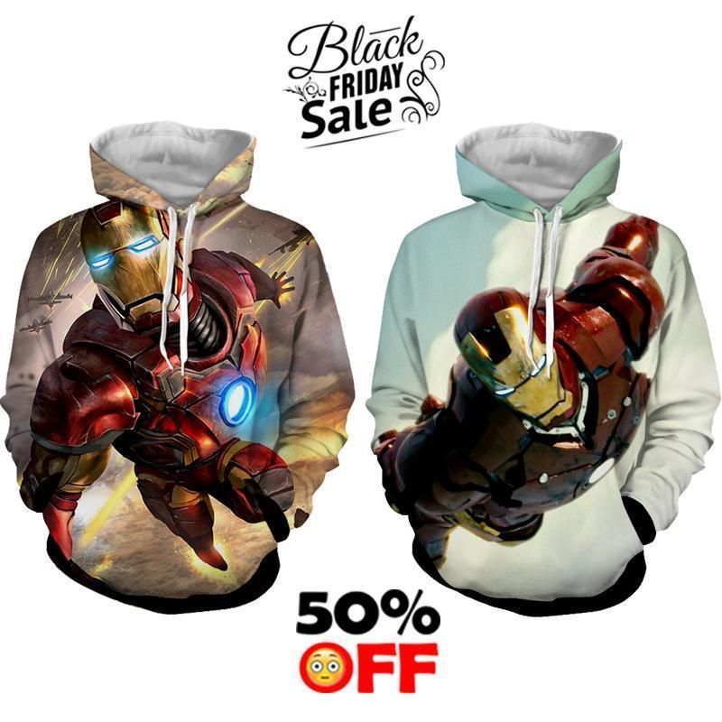 BLACK FRIDAY DEAL #27 - Iron Man 2 Hoodies Bundle